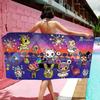 Kawaii T-Tokidoki Anime Beach Towel Colorful Bath Towels For Girl Microfiber Quick Dry Sand Free Beach Yoga Spa Gym Pool
