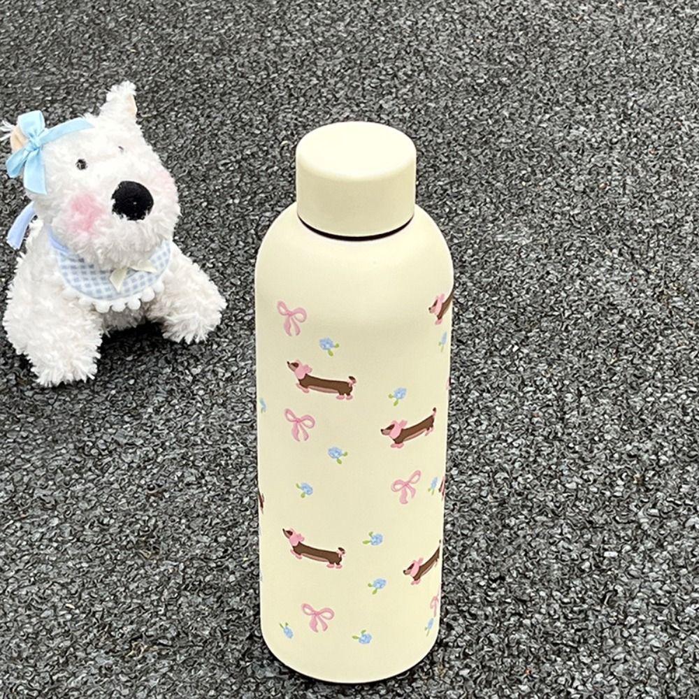 Borraccia Termica da 500ml Bassotto Tazza da Auto Termica Tazza Sottovuoto Carina