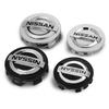 For Nissan ArR454/60mm Car Wheel Rims Center Hub Cap Cover for Nissan Qashqai J10 Kicks TIIDA JUKE Micra Pathfinder X-Trail GTR  Sentra Leaf
