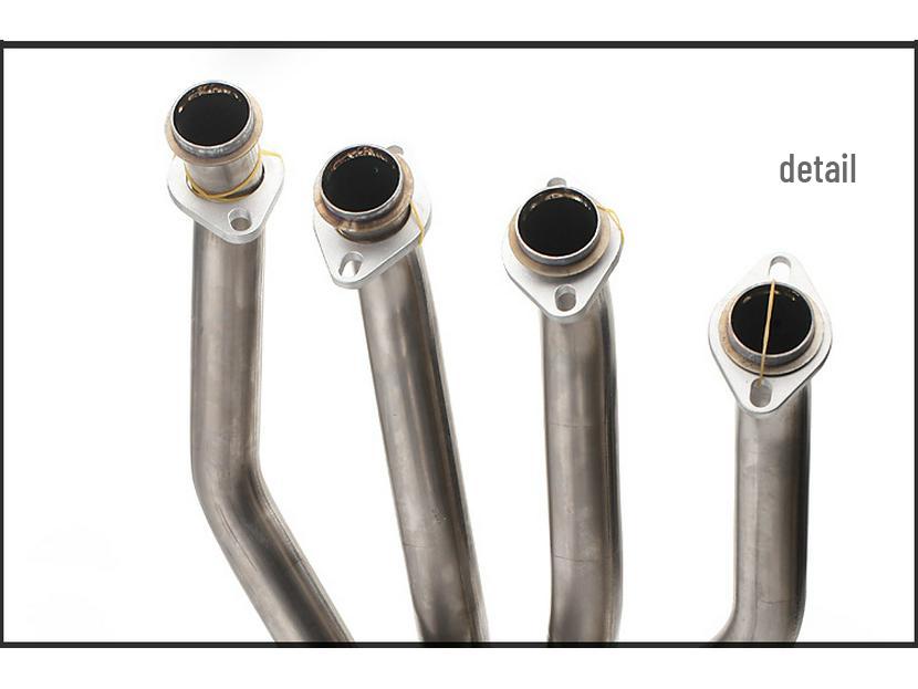 Z800 Titanium Alloy Front Exhaust Pipe Mod: Motorcycle & Sports Car, Non-Destructive Installation