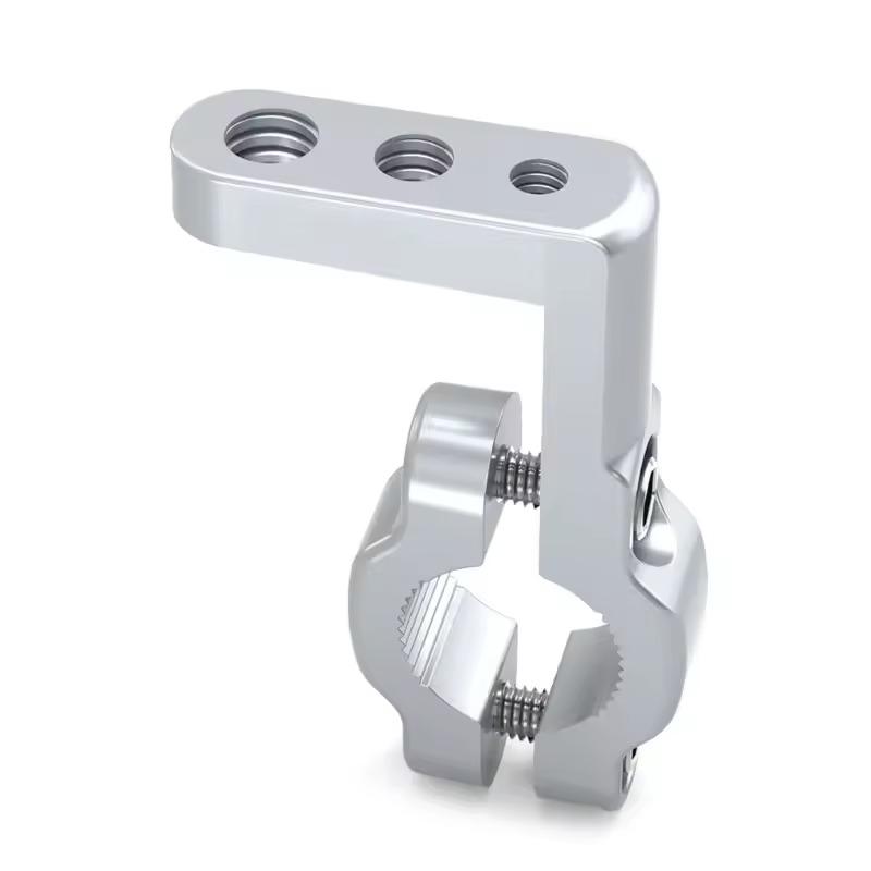 Aluminum Motorcycle Handlebar Bracket Multifunction Motorcycle Headlight Spotlights and Map Devices Handlebar Bracket Set