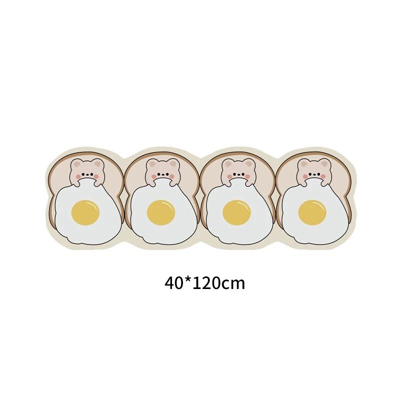 Cartoon Anti-Slip Kitchen Floor Mat Entrance Doormat Washable Door Rugs Hotel Living Room Carpet Bathroom Home Decoration Mats