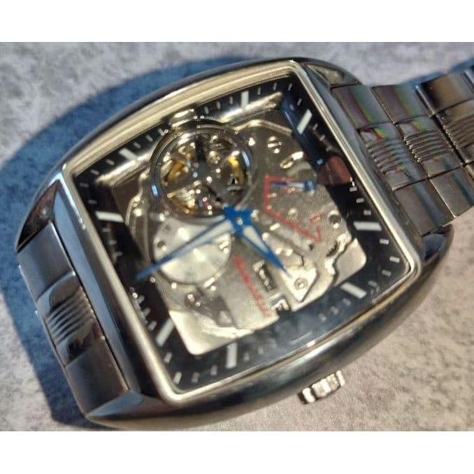 Used Orient Star Retro Future Car Model Working Back Skelton Automatic Winding Working