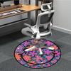 1pc Flower Mandala Pattern Carpet for Office Non-Slip, Round Carpet, Soft & Comfortable, Carpet for Office, Round Floor Mat yy251225158