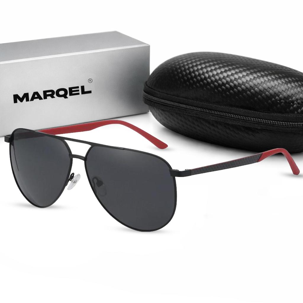 Polarized Sunglasses MARQEL L0018 Aviator Carbon Driving Sun Glasses