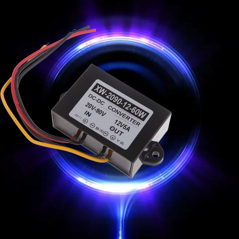 Heavy Duty 24V/36V/48V to 12V Converter Voltage Converter Step Down Regulator Transform Stable Current Output