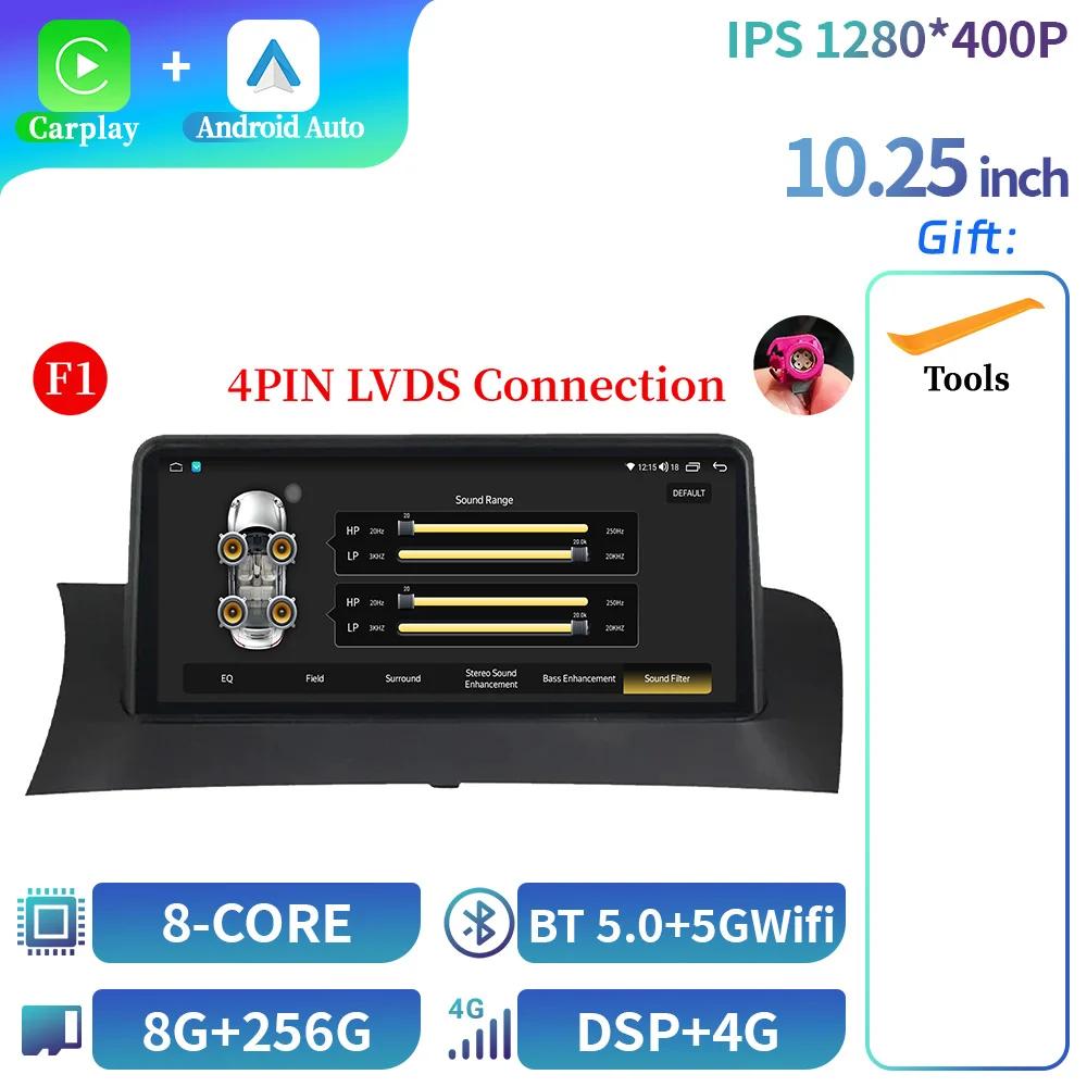 10.25" Car Radio For BMW X3 F25 X4 F26 Multimedia Wireless Bluetooth  Carplay Android Auto Stereo Navigation Touch Screen