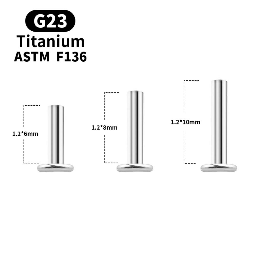 G23 Titanium Stud Earrings16G Piercing Set Ear Tragus Cartilage Zircon Opal Body Jewelry Helix Daith Lip Lobe Pin