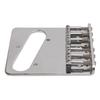 6 Saddle Electric Guitar Bridge L Shape Design Saddle Bridge Hardtail Bridge  For Electric Guitar