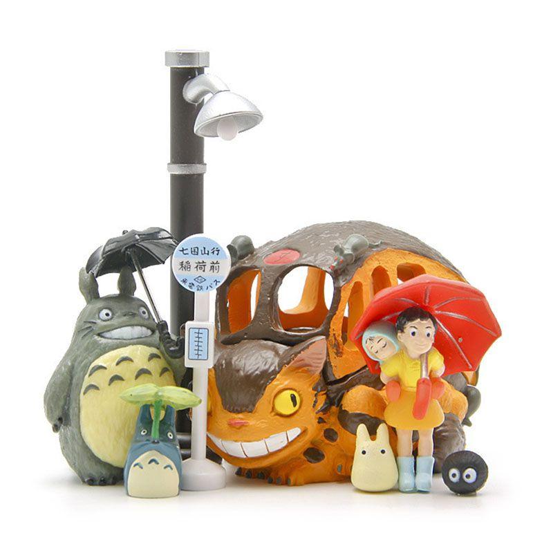 Stunning My Neighbor Totoro Pvc Mei Cat Bus Figure Set For Collectors And Fans