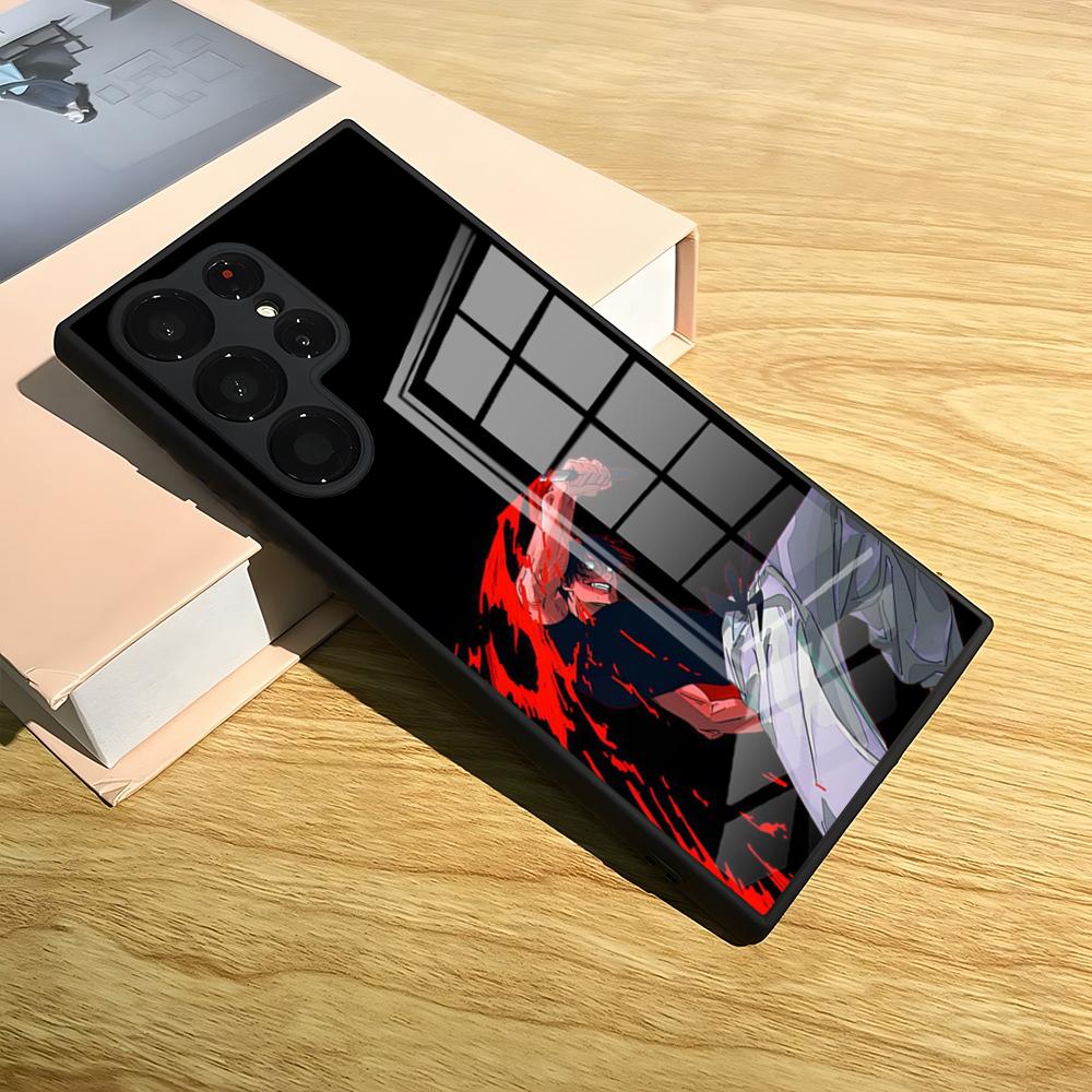 Toji Fushiguro Anime Phone Case For Samsung S24 Ultra S25 S23 S22 S20 Fe S21 Plus A54 A24 A53 A16 A13 Glass Cover
