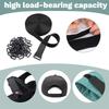 Hooked Velcro Velcro cable ties, fishing equipment, fixed rods, fishing rods/fishing nets, outdoor durable storage straps