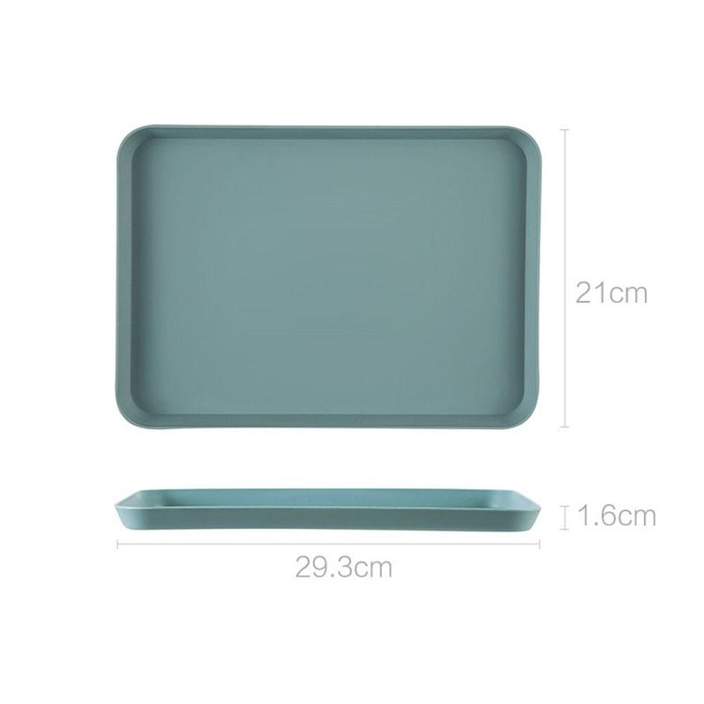 Stable Environmentally Dining Bar Trays Plate Flat