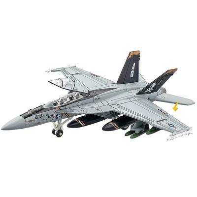 1/72 Flugzeugmodell US Army F/A-18F F-18 Super Hornet Bausteine ABS Modell Spielzeug für Jungen Weihnachtsgeschenk