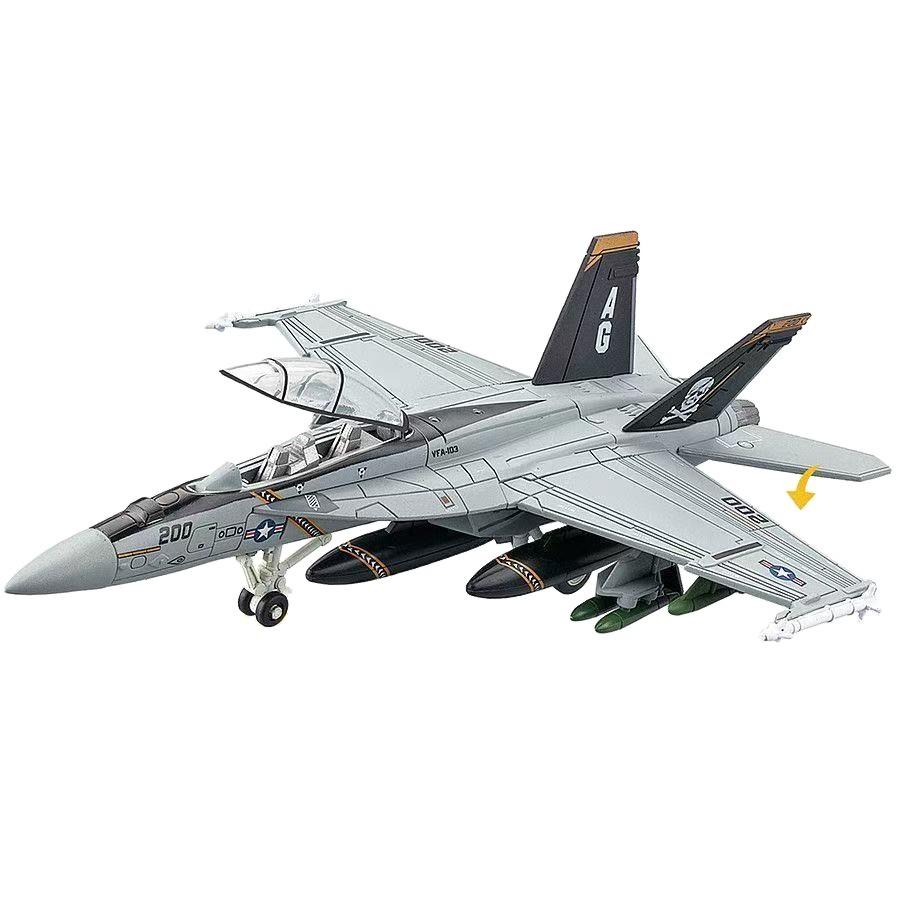 

1/72 Plane Model US Army F/A-18F F-18 Super Hornet Building Blocks ABS Model Toys for Boy Xmas Gift