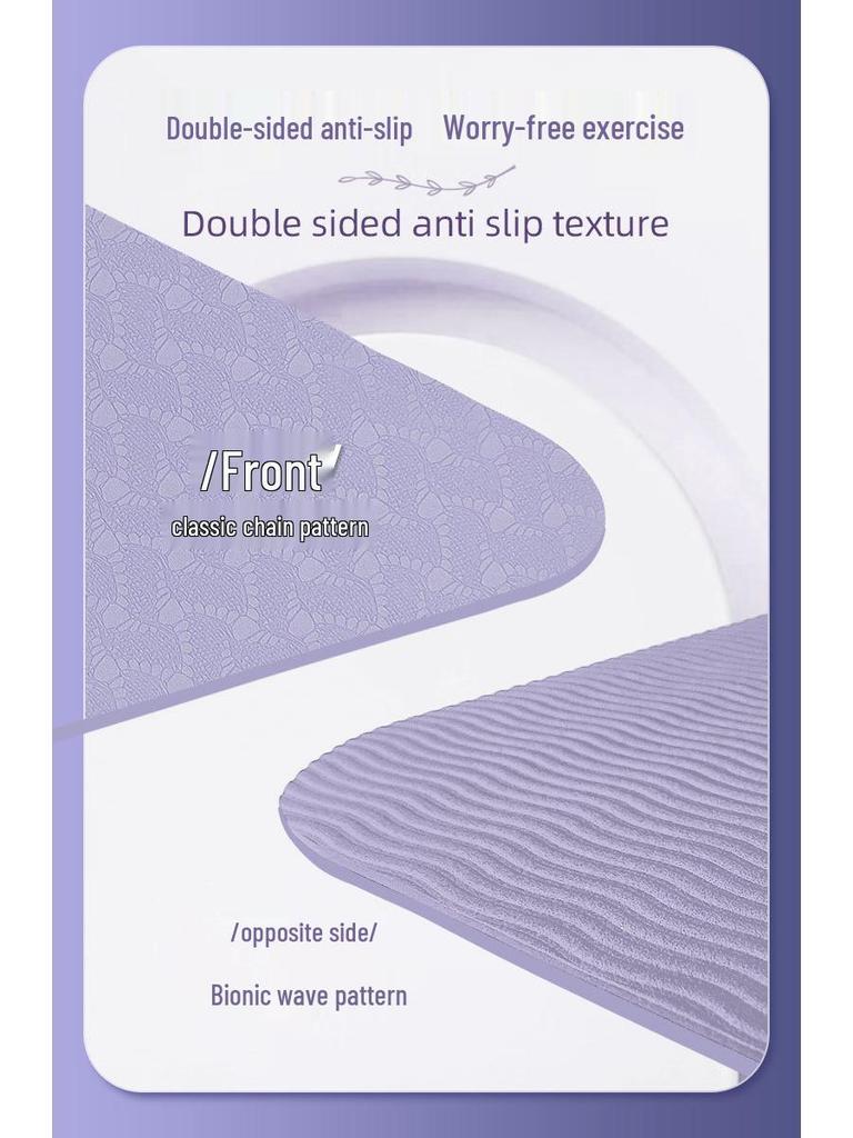 Foldable Non-Slip Yoga & Fitness Mat for Exercise, Gym, and Student Naps