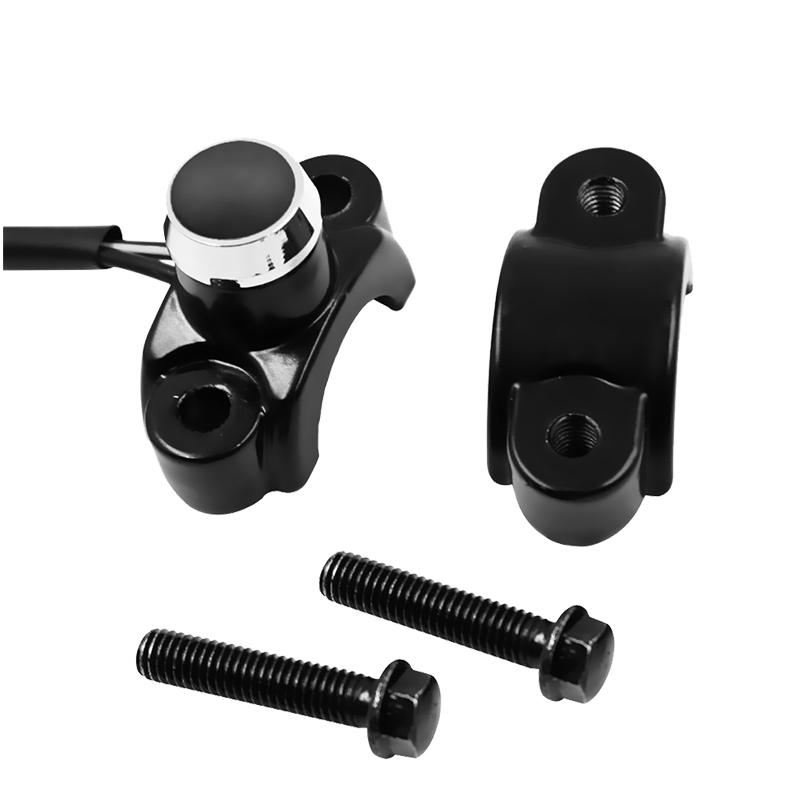 Motorcycle Horn Switch 7/8" 22mm Handlebar Spring Back ON OFF Button Start Switches for Motorbike ATV Sport Dirt Electric Bike