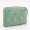 Chanel Matelasse Coin Purse AP0216 Zip Coin Purse Classic Gold Caviar Skin Women Used