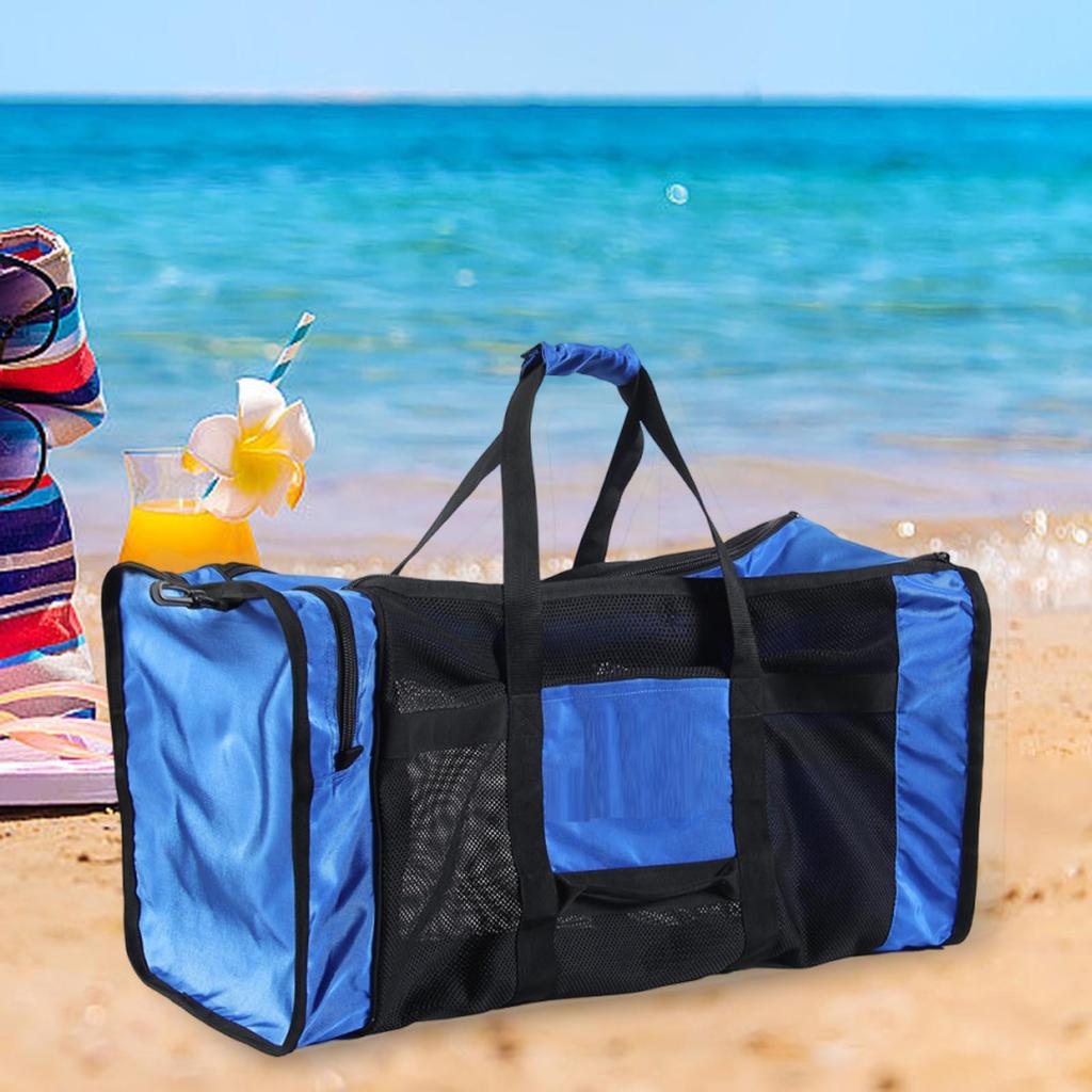 100L Mesh Duffle Bag for Scuba Diving Snorkeling Swimming Beach and Sports Equipment Large Capacity Snorkel Gear Bag
