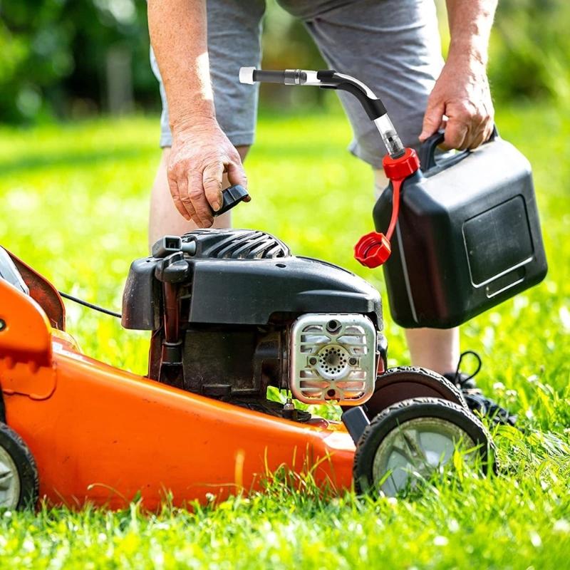 Racing Fuel Filling Hose with Replacement Cap Universal for Racing Fuel Jugs Motorcycles Flexible Leakproof Filling Hose