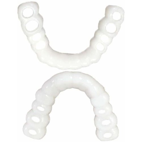6 Sets of Dentures, Cosmetic Teeth To Cover the Top Row of a Set of White Teeth, Cosmetic Teeth, Upper and Lower Veneers