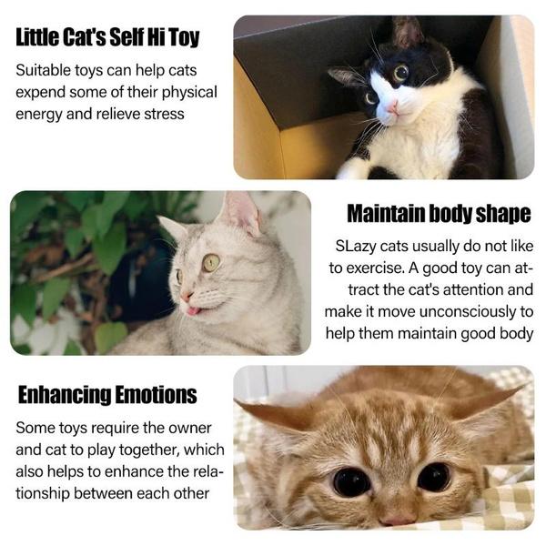 1 Stück Katzenspielzeug für Indoor-Kätzchen, weiches Spielzeug und Kissen, interaktives Katzen-Kickerspielzeug mit Katzenminze und knisterndem Plüsch-Katzenkauspielzeug