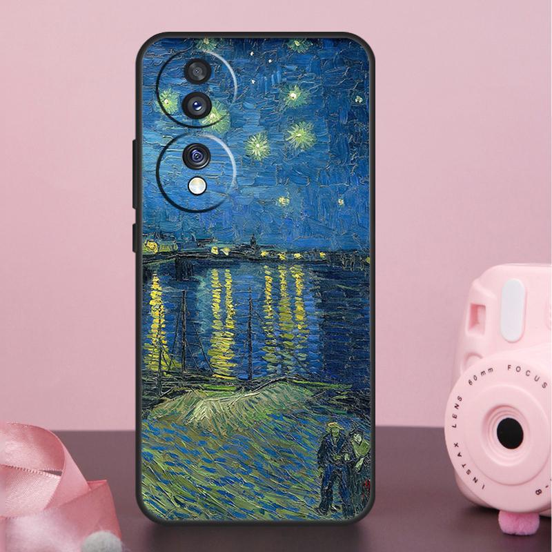 

Кейс-холдер для масляной живописи в стиле Ван Гога для Honor Magic 8 Pro 5 6 7 Pro Win X9a X9b X9c X9d X8b X8c 50 70 90 200 400 Lite Чехол Honor 50