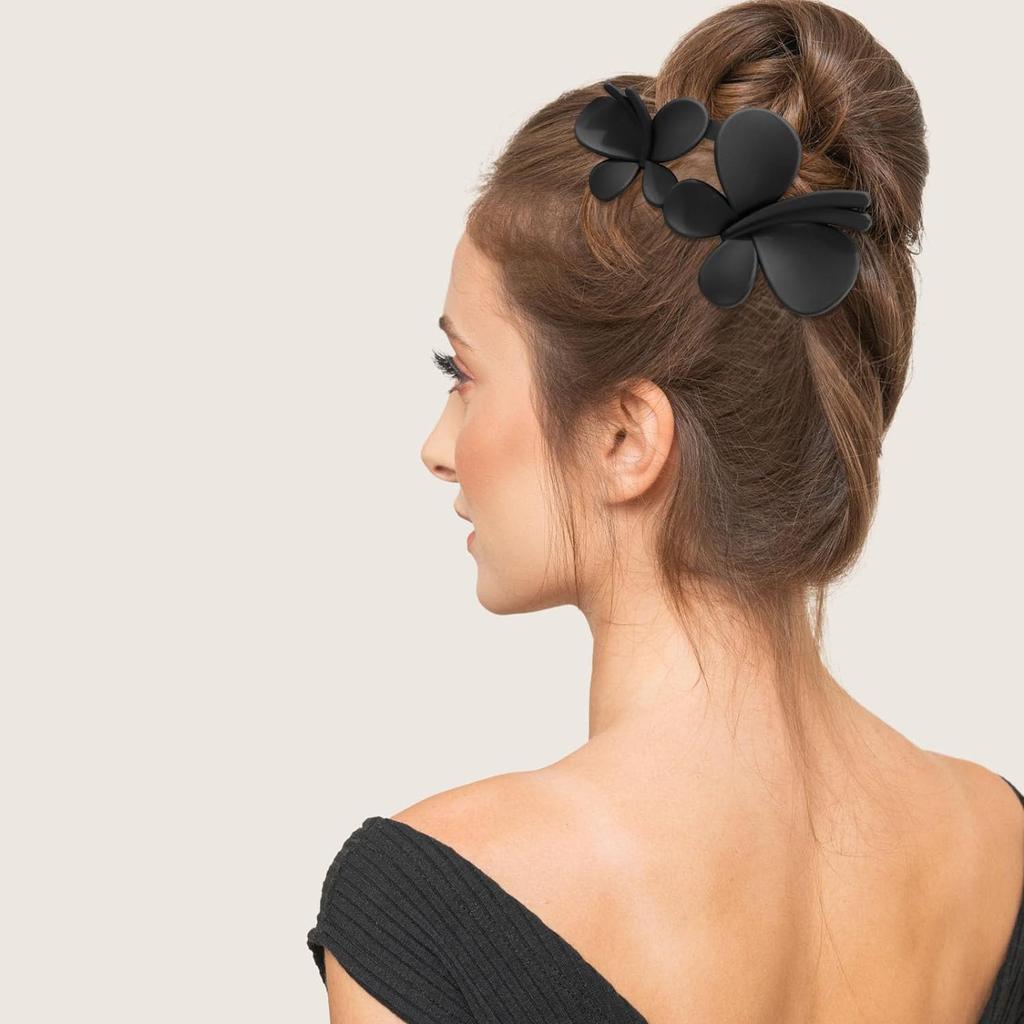 4 Stuks bloemige Haarclips Haarspeldjes Bloemige Haarspelden Haar Klemmen Grip Elegant Haar A