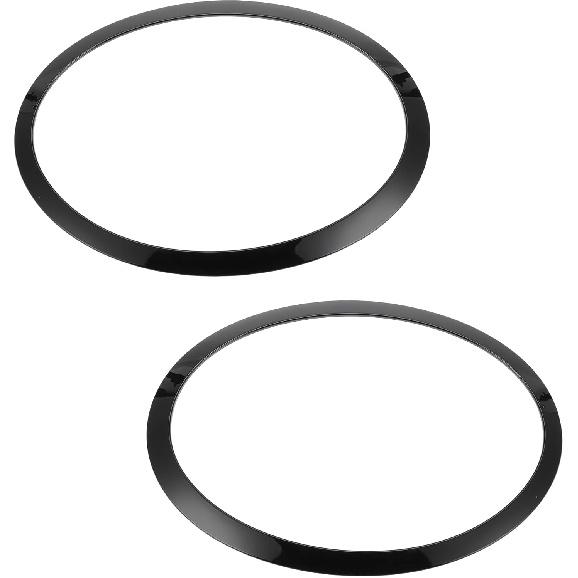 Headlight Trim Bezel for Mini Cooper 2014-2024 No.51137300631/51137300632 Front Left Right Headlamp Bezel Headlight Cover Decor Silver Tone 1 Pair