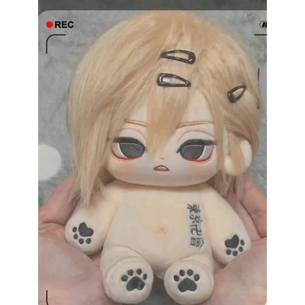 20cm Cotton Dolls Stuffed Anime Tokyo Revengers Sano Manjiro Cute Mikey Plush Puppet Dress-up Toys Collectible Gift for Children