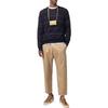 Polo Ralph Lauren FW21 Pattern Jacquard Knit Crew Neck Sweater Men Sweater Dark-Blue 710850019-001
