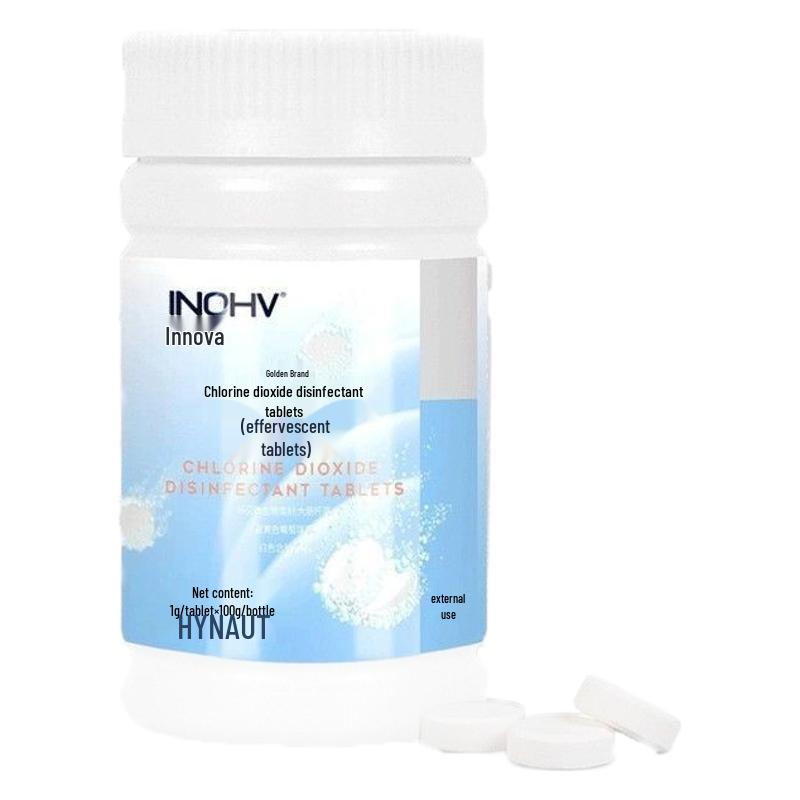 Haishi Hainuo Chlorine Dioxide Disinfectant Effervescent Tablets - 100 Count