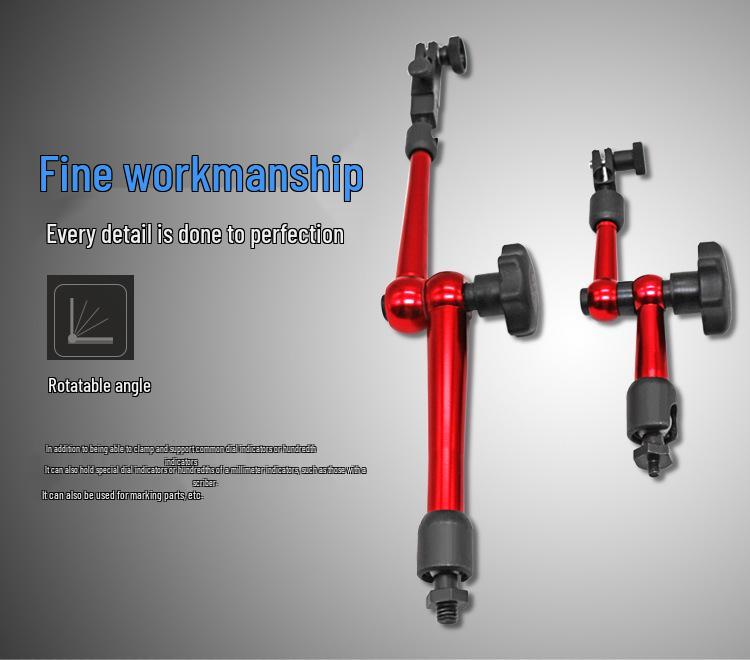 Universal Magnetic Dial Indicator Holder with Fine Adjustment Lever