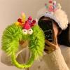 Girls Colorful Spring Hair Bands Cartoon Clown for Photo Studios Photo Props