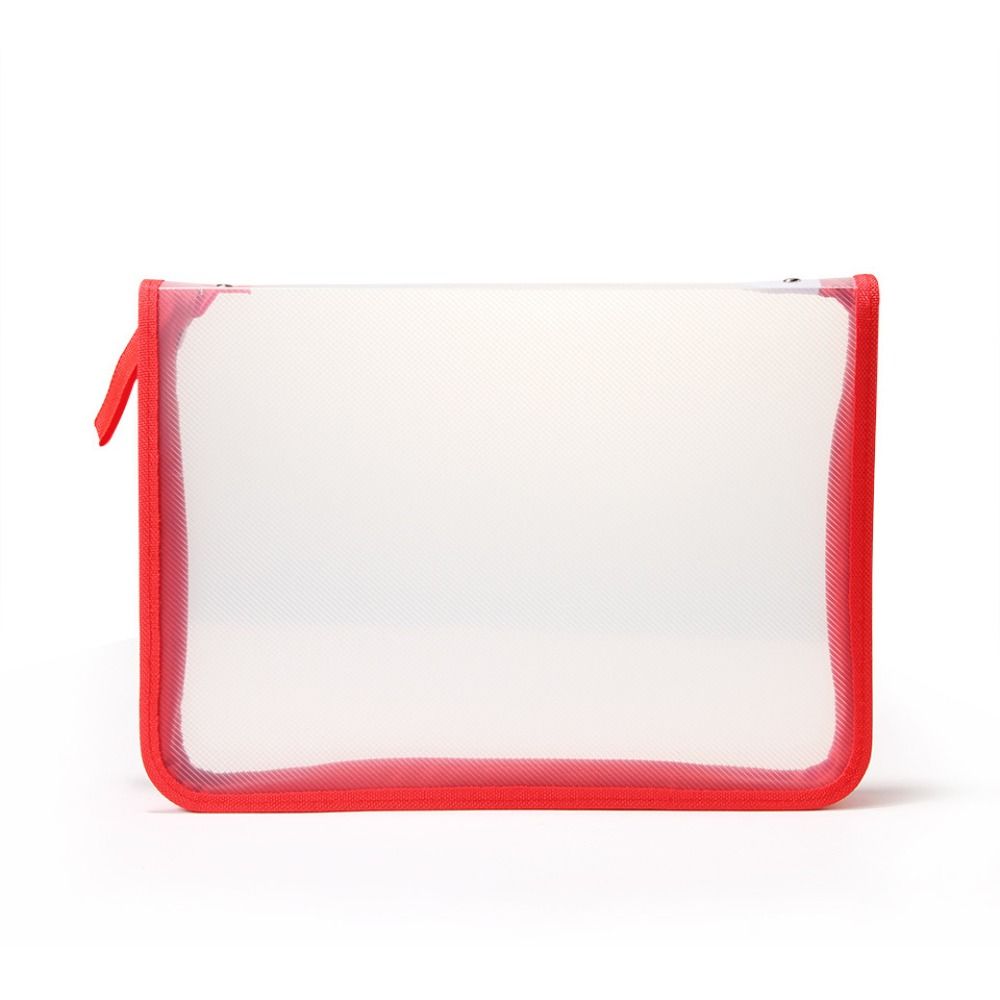 Storage Bags Stationery Test Paper Folder Paper Organizer Zipper Storage Bag File Bag Folders