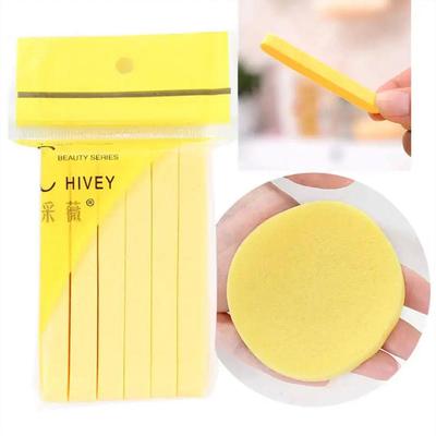 Komprimierter Streifen Gesichtsreinigungsschwamm Puff 12 Stück PVA Kompression Wiederverwendbare Reinigungsstreifen Baumwoll Make-up Pads Schönheit