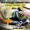 Headlight Repair Kit - Advanced repair fluid that can make the headlights clear and bright, prevent yellowing and oxidation,