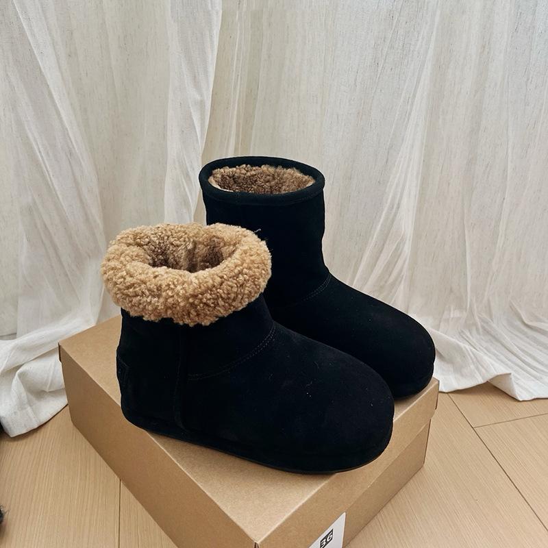 Schneestiefel aus Leder mit Leopardenmuster für Damen im Jahr 2025 sind sehr gutaussehend. Im Winter ist Samt warm, kältebeständig und frostschutzmittel