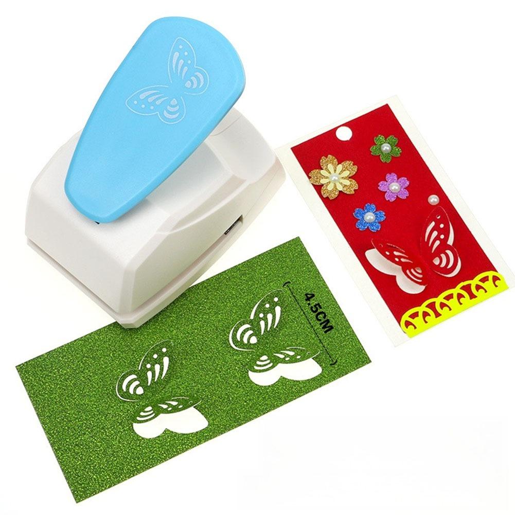 DIY Paper Cutting Butterfly Hole Punch New Scrapbooking Handmade 3D Shape Board Punch ABS Plastic Kid Hole Punch Children