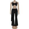 Summer Women's Sexy Strappy Bandeau Long Pants Set