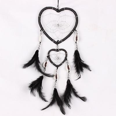 Handmade Dream Catcher Net Home Wall Decorative Hanging Graft Decor Gift (Black)