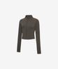 GRANDE LINE Compression Core Fit Crop Zip-Up
