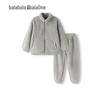 Balabala Kids' Winter Coral Fleece Pajama Set