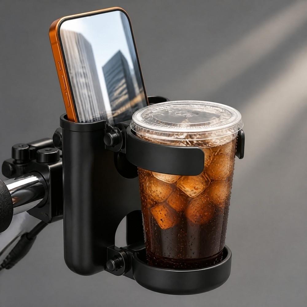 Anti-Slip Foldable Motorcycle Cup Holder 360°  Rotatable Water Bottle Organiser  Travel