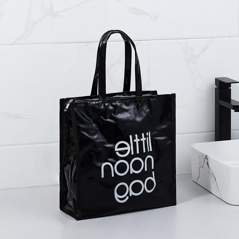 Fashionable  Large Capacity Transparent Hand In Hand Bag Travel Handbag