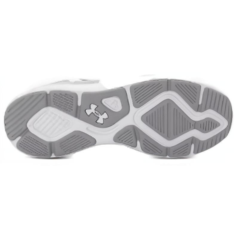 Under Armour Pantofi sport casual versatili cu talpă joasă pentru bărbați, gri-alb, 3028612-102