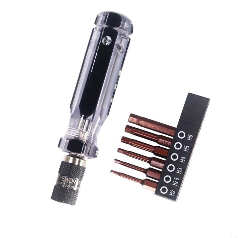 Hexagonal Shank Quick Releases Screwdriver Handle Bit Double Head Selves Locking Handle For Power Drill Tool