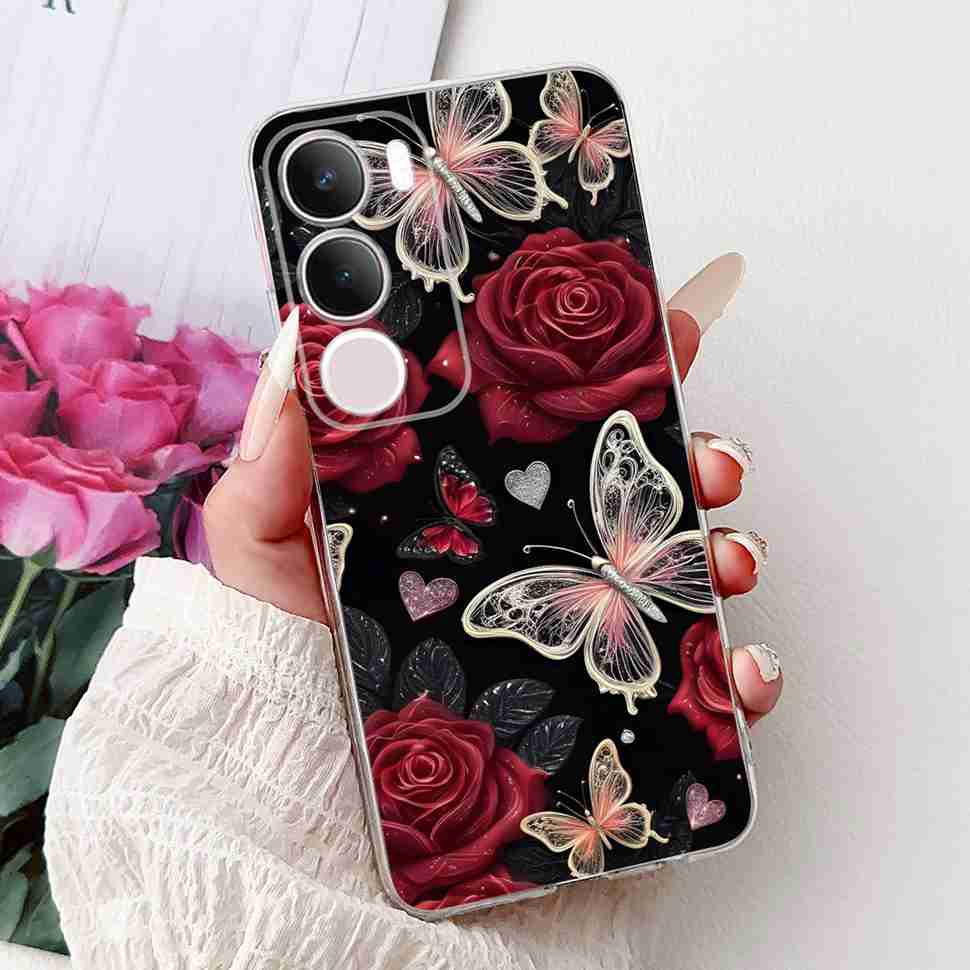 For Vivo Y19s V2419 Case Luxury Painted Cover Soft Silicone Casing For Vivo Y 19s Y19s Y 29 Y29 5G Back Cover Bumper