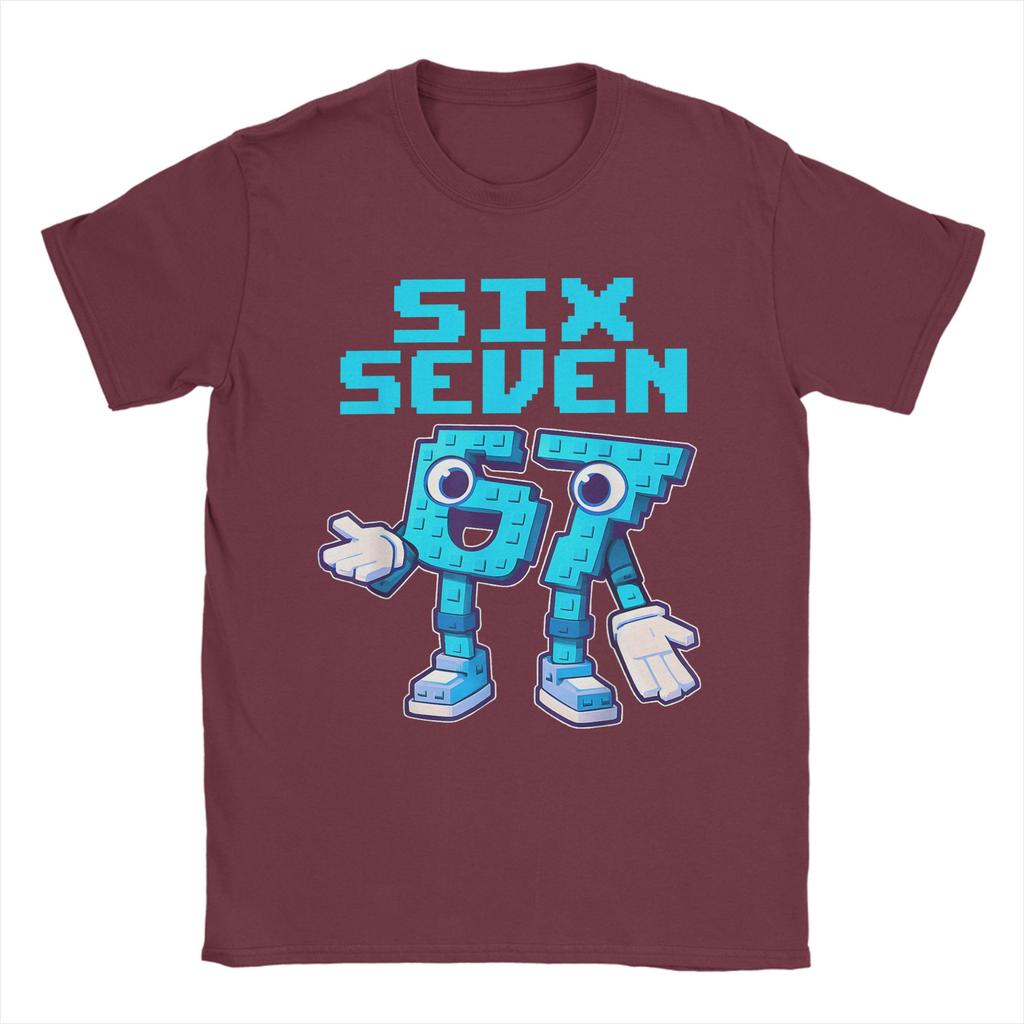 67 Six Seven 67 Funny Italian Brainrot TShirts Unisex Casual 100 Cotton Tees Crewneck Short Sleeve T Shirts Big Size Tops
