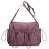 Women's Drawstring Shoulder Bag Sports Crossbody Bag Lightweight Storage Bag